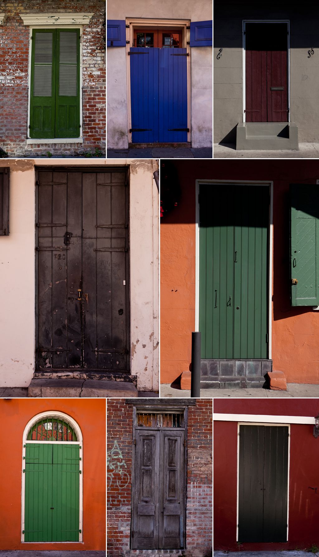 New Orleans Doors